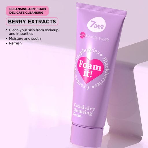 7DAYS Rens 7DAYS Facial airy cleansing foam FOAM IT!, 80 ml