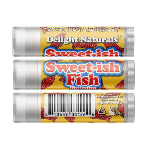 NaturalDelights Lip Balm Jumbo Sweet-Ish Fish Lip Balm